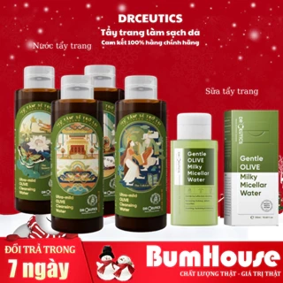 DRCEUTICS Nước Tẩy Trang Ultra-mild OLIVE Cleansing Water Cho Mọi Loại Da, Da Nhạy Cảm (310ml, 500ml)