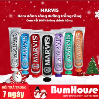 Kem Đánh Răng Ý Marvis Classic Giúp Hỗ Trợ Trắng Răng, Loại Bỏ Mảng Bám,Sach Răng Thơm Miệng