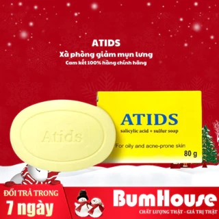 Xà phòng tắm Atids Salicylic Acid 2% + Sulfur For Oily And Ance Prone Skin giảm dầu và mụn 80g