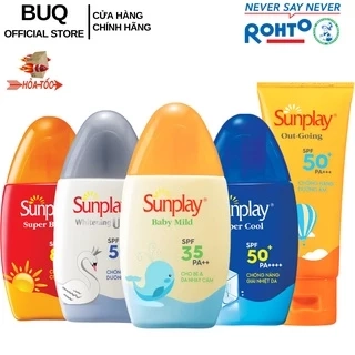 Kem Chống Nắng SUNPLAY Dưỡng Da Ẩm Mượt Trắng Mịn, Chống Nước Spf 50+ Pa+++ 25G - 55G