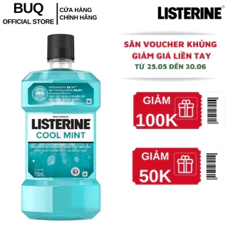 Nước Súc Miệng Listerine Coolmint Mouthwash 750ml