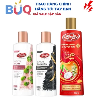 Sữa tắm Lifebuoy detox da sạch sâu và giảm mụn chai 100g/200g