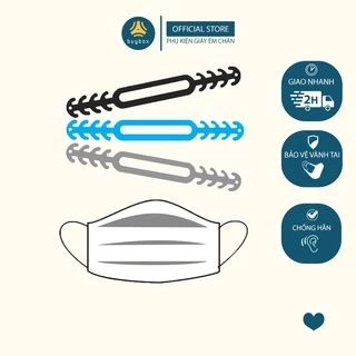 Dây đeo khẩu trang nhựa TPR bảo vệ vành tai, chống rớt kính 8 nấc điều chỉnh - BuyBox - BBPK187