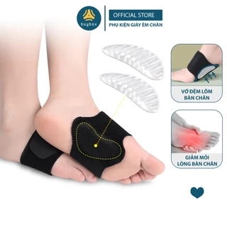Vớ đệm lõm bàn chân giảm mỏi chân khi đi đứng quá lâu, bảo vệ đôi chân của bạn - Buybox - BBPK289