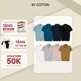 Áo Thun Polo Nam Cao Cấp Basic Cool Pique Ver 2 Multi Color By Cotton