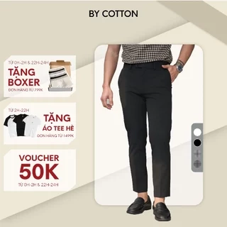 Quần Tây Dài Nam By Cotton Cao Cấp Trousers Slimfit Multi Color