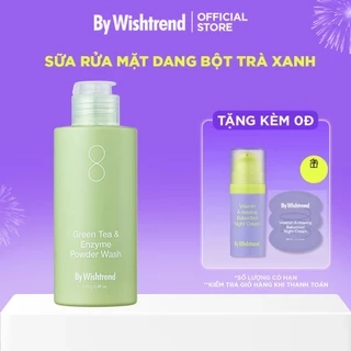 By Wishtrend Sữa rửa mặt dang bột Green tea & Enzyme Powder Wash 110g