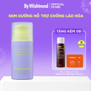 Kem dưỡng hỗ trợ chống lão hóa, tái tạo căng bóng da BAKUCHIOL SỐ 1 HÀN QUỐC By Wishtrend Vitamin A 30g