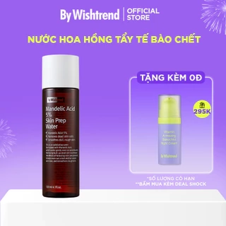 Nước hoa hồng tẩy tế bào chết, hỗ trợ sáng da ngừa mụn By Wishtrend Mandelic Acid 5% Skin Prep Water 120ml