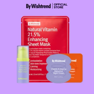 1 By Wishtrend nước hoa hồng mandelic 30ml + 1 mask + 2 sachet