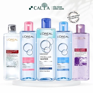 Nước Tẩy Trang L'Oreal Dành Làm Sạch Sâu, Dưỡng Ẩm - Loreal 3 In 1 Micellar Water 400ml