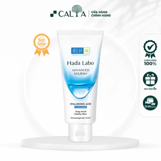 Sữa Rửa Mặt Hada Labo Màu Trắng, Dưỡng Ẩm, Mịn Da - HadaLabo Advanced Nourish Hyaluron Cleanser 80g
