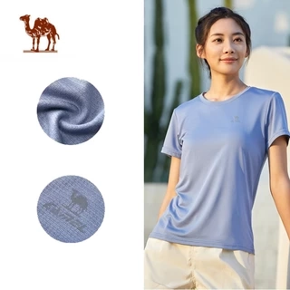 Áo thun CAMEL CROWN phong cách thể thao khô nhanh cao cấp cho nữ