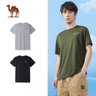 Áo thun CAMEL CROWN tay ngắn thoáng khí nhanh khô cao cấp thời trang thể thao dành cho nam
