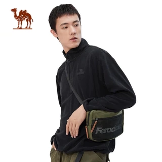 Áo Thun sweater Cổ Đứng Tay Dài Dáng Rộng Thời Trang Thu Đông Cho Nam Giới