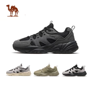 CAMEL CROWN Giày Thể Thao canvas Phối Lưới Thoáng Khí Thích Hợp Chạy Bộ Cho Nam