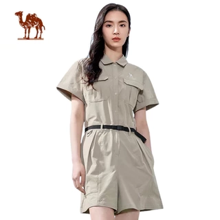 CAMEL CROWN Nữ Áo liền quần Quần Short Chống Nắng Quần Du Lịch Thoáng Khí Quần Short Bảo Hộ Lao Động Áo liền quần