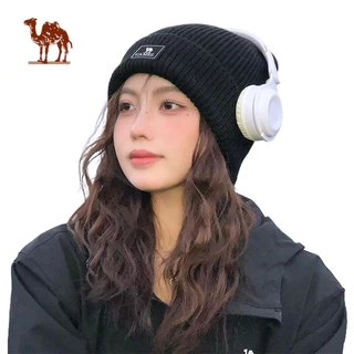Mũ dệt kim ngoài trời CAMEL CROWN Nam và Nữ Mũ len chống gió ấm áp mùa thu