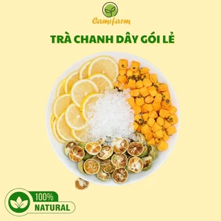 Trà detox trái cây chanh dây kim quất trắng da Camifarm, thanh nhiệt cơ thể, bổ sung vitamin C
