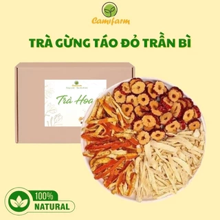 Trà Gừng Táo Đỏ Trần Bì Camifarm làm ấm cơ thể, tốt cho sức khoẻ