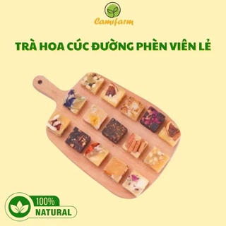 Trà Hoa Cúc Đường Phèn Mix vị Camifarm 20g giúp giữ dáng, đẹp da, thanh lọc cơ thể