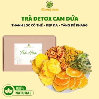 Trà hoa quả cam dứa Camifarm thanh lọc cơ thể, đẹp da, tăng đề kháng