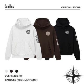 Áo Hoodie Candles Multipatch Oversize Unisex