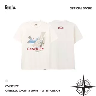 Áo thun Candles Yacht & Boat Oversize Tee Unisex