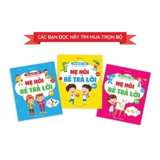 Sách - Bộ 3 Cuốn 101 Câu Hỏi Đáp Rèn Luyện Trí Thông Minh - Mẹ Hỏi Bé Trả Lời