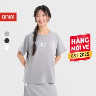 Áo phông nữ CANIFA dáng relax với chất liệu mềm mịn 6TS25S018