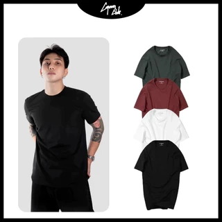 Áo thun nam trơn tay ngắn cổ tròn CAPMAN CLUB, áo phông basic chuẩn form regular fit
