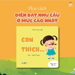 Sách - Bộ Bé Học Giao Tiếp (4 cuốn) - Bồi cứng & Song ngữ Việt - Anh, Casa Sunshine