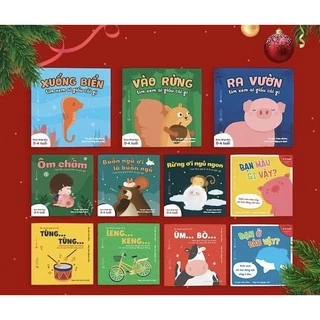 Sách - Combo 11 cuốn Ehon cho bé từ 0 - 6 tuổi - Ai giấu cái gì - Buồn ngủ ơi là buốn ngủ - Bạn là ai vậy?