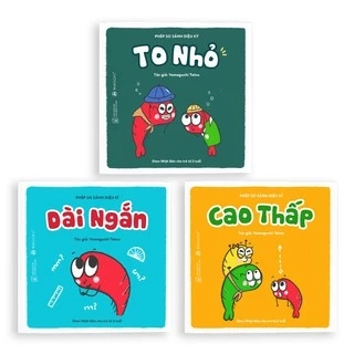 Sách Ehon - Combo 3 cuốn Phép so sánh diệu kỳ - Dành cho trẻ từ 2 tuổi