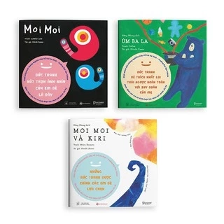 Sách Ehon - Set 3 cuốn Moi Moi và những người bạn - Dành cho trẻ từ 0-2 tuổi