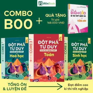 Bộ 3 cuốn sách Đột phá tư duy kì thi tốt nghiệp THPT môn Toán, Lí, Hoá