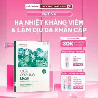 Mặt Nạ Dưỡng Da Hạ Nhiệt Giảm Mụn Cell Fusion C Cica Cooling Mask