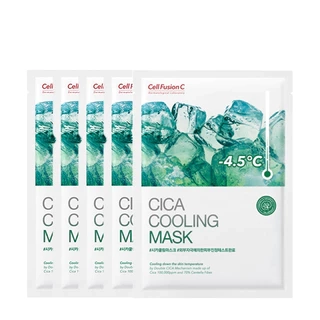 Mặt Nạ Cấp Ẩm Và Làm Dịu Da Khẩn Cấp Cell Fusion C Cica Cooling Mask 27g x 5 miếng