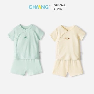 Bộ quần áo cộc tay cúc chéo Bloom cho bé gái và bé trai