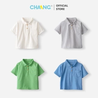 Áo polo cộc tay cúc ngực dáng ôm Olympia cho bé trai