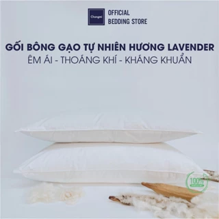 Gối gòn bông gạo tự nhiên 100% cotton Changmi Bedding nhẹ nhàng, mềm mại, êm ái và cực kỳ bền
