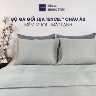 Bộ 4 món ga gối Tencel Châu Âu Changmi Bedding cao cấp siêu mềm mượt và mát lạnh. Tencel chính hãng Lenzing
