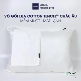 Vỏ gối Cotton Tencel Châu Âu cao cấp Changmi Bedding siêu mềm mượt và mát lạnh - 1 chiếc