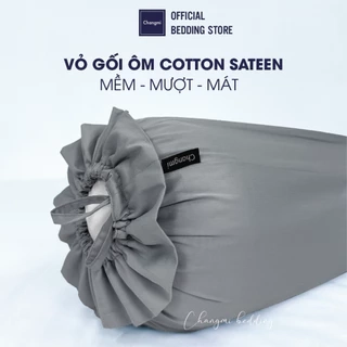 Vỏ gối ôm Changmi Bedding 100% Cotton Sateen tự nhiên - 40 x 110 cm (1 chiếc)