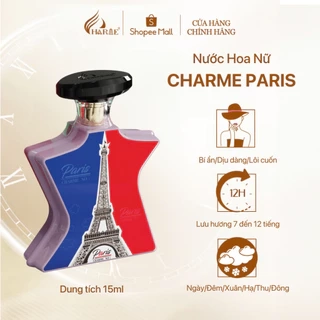 Nước Hoa Nam Nữ CHARME N0.1 PARIS 15ml Dịu Dàng, Bí Ẩn, Chính Hãng