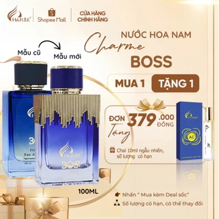 Nước Hoa Nam CHARME BOSS 100ml Bản Lĩnh, Mạng Mẽ, Lôi Cuốn_Nước hoa chính hãng lưu hương lâu
