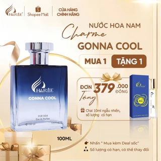 Nước Hoa Nam CHARME GONNA COOL 100ml Lưu Hương Lâu Thơm Mát, Mạnh Mẽ, Thanh Lịch Cho Các Quý Ông