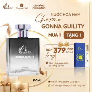 Nước Hoa Nam CHARME GONNA GUILITY 100ml Lưu Hương Lâu, Bí Ẩn, Lịch Lãm, Chính Hãng