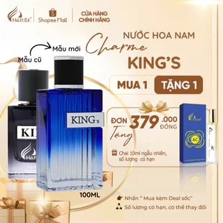 Nước Hoa Nam Charme King 60ml Chính Hãng, Lưu Hương Lâu Phong Cách Lịch Lãm, Ôn Hoà, Sang Trọng