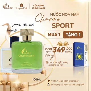 Nước Hoa Nam Charme Sport 100ml Chính Hãng, Nam Tính, Năng Động